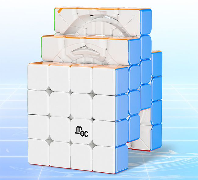 YongJun MGC Magnetic 4x4x4 Speed Cube UV Version